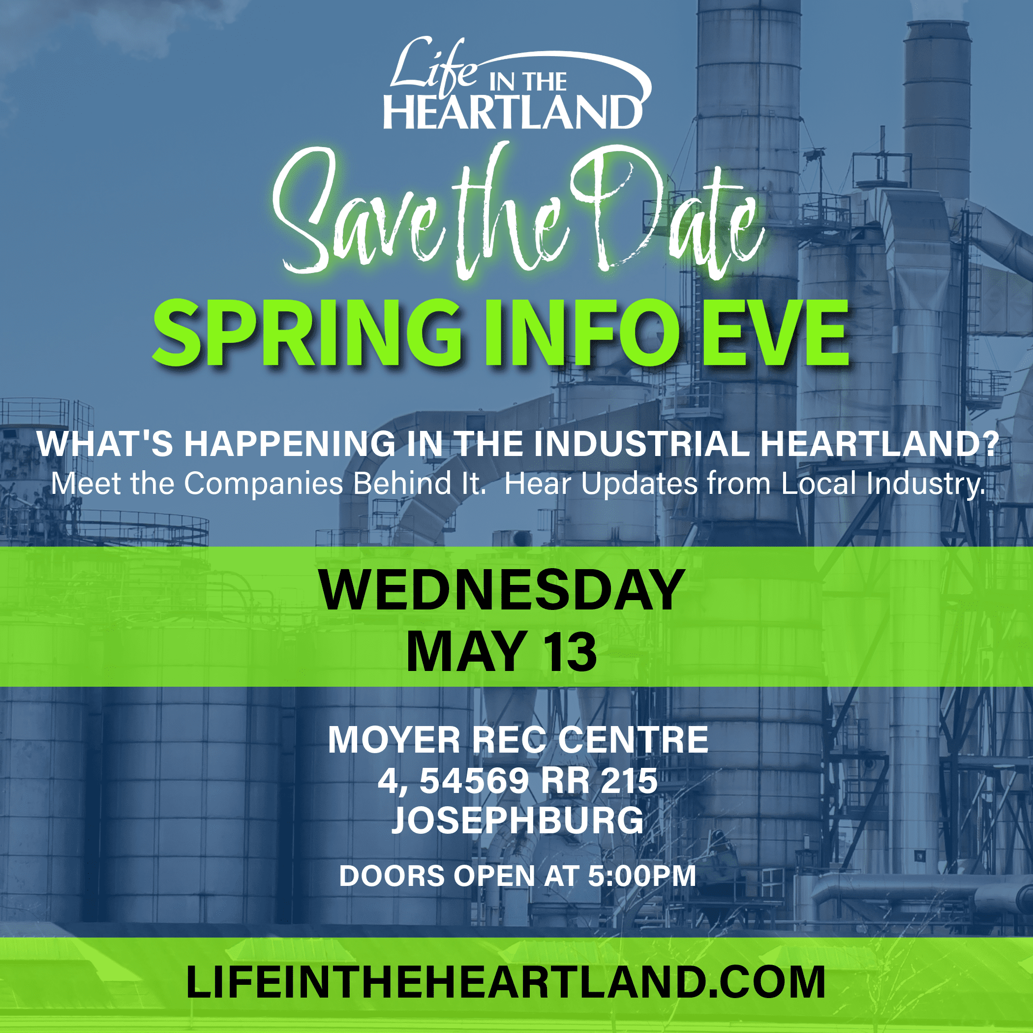 Save the Date Spring Info Eve 2026